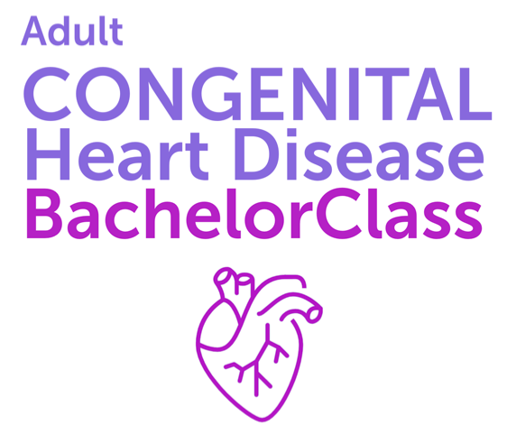 Logo in color for ADULT CONGENITAL HEART DISEASE ACHD