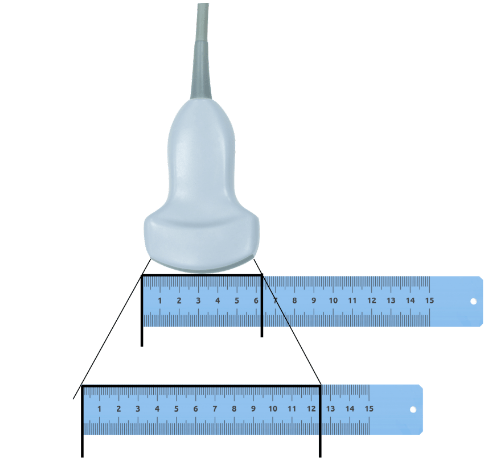 llustration of the definition of footprint length and width