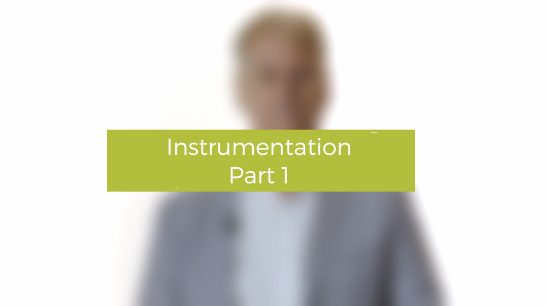Instrumentation - Part 1