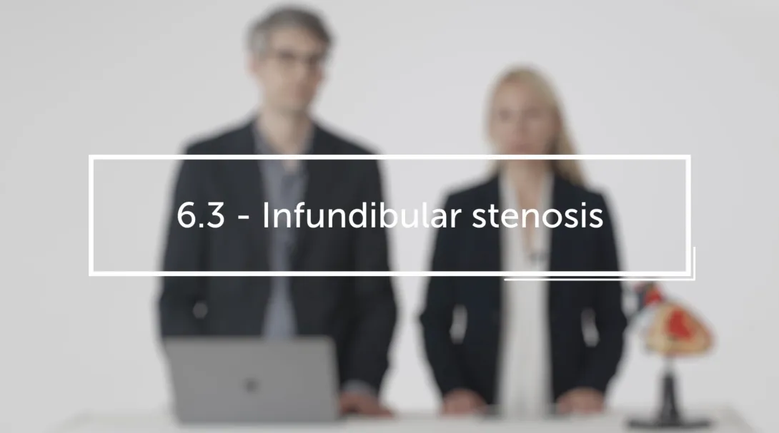 Infundibular stenosis