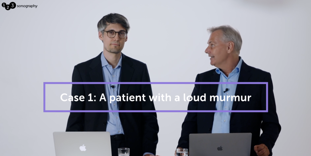 A patient with a loud murmur