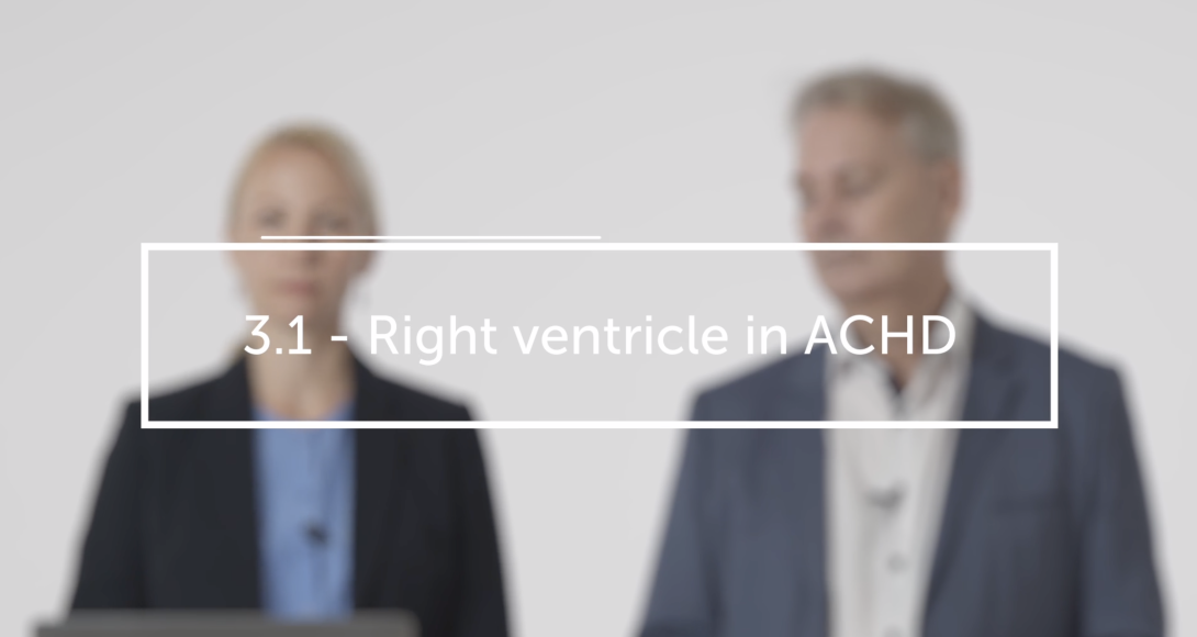 Right ventricle in ACHD