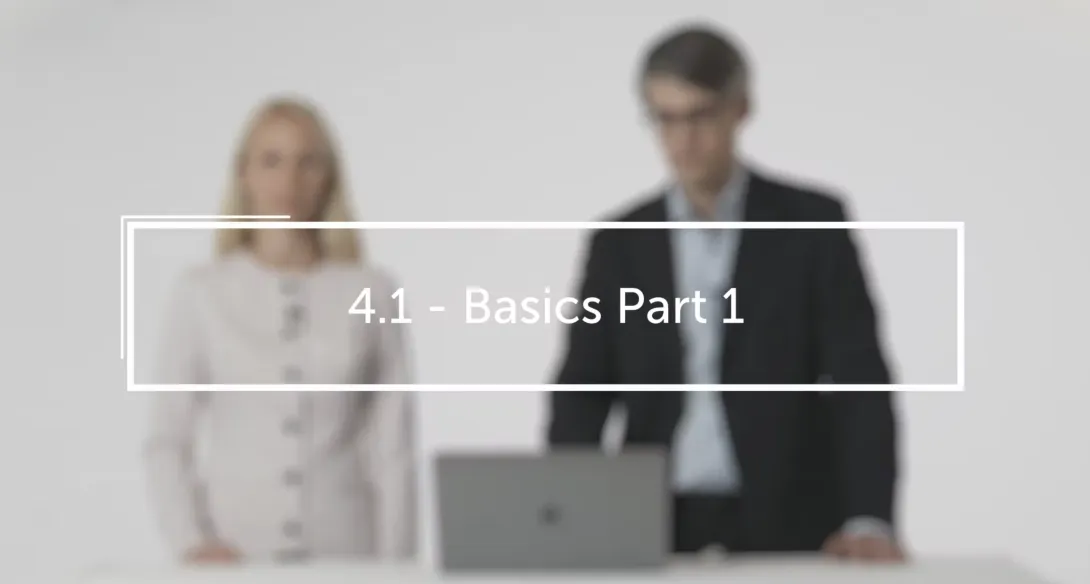 Basics Part 1