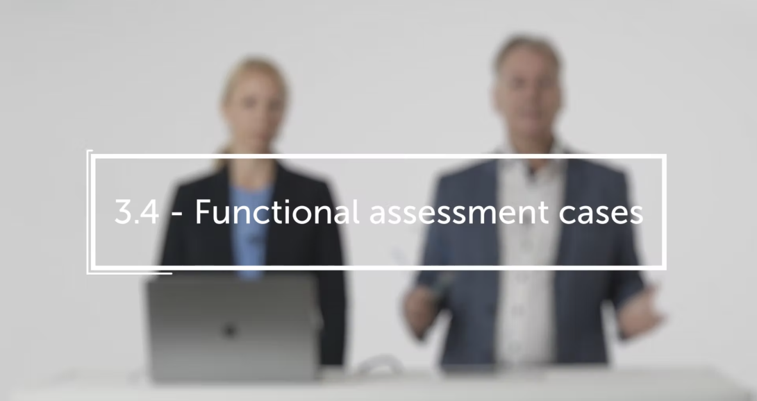 Functional assessment cases
