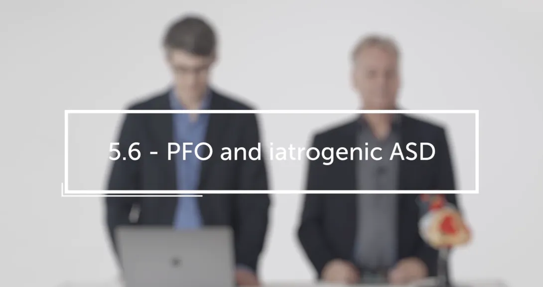 PFO and iatrogenic ASD