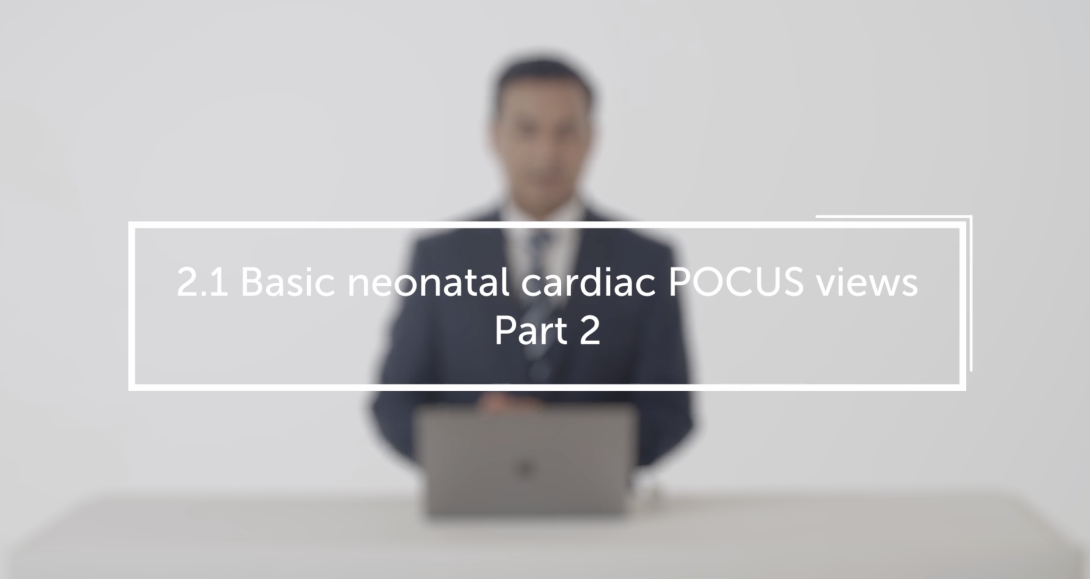 Basic neonatal cardiac POCUS views - Part 2