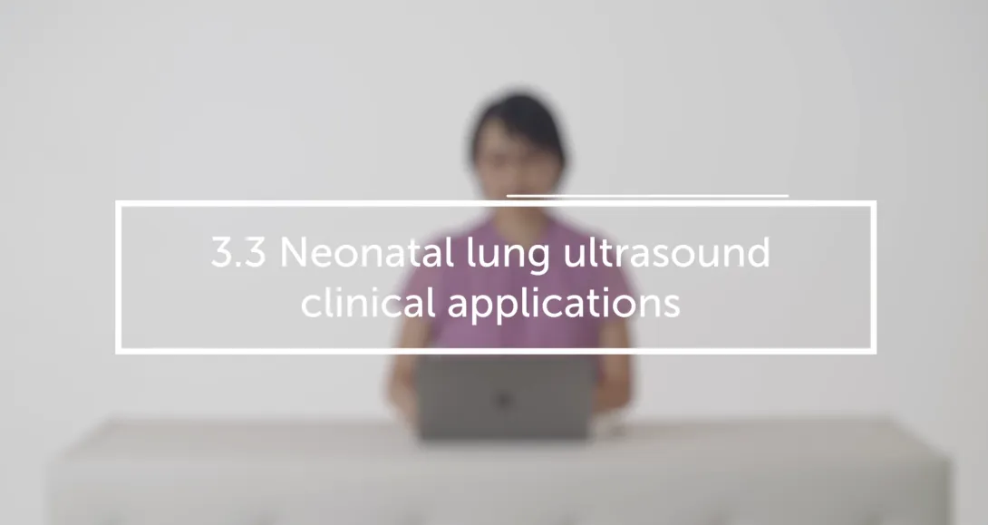 Neonatal lung ultrasound clinical applications 