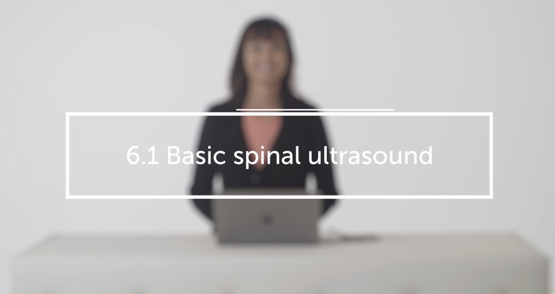 Basic spinal ultrasound