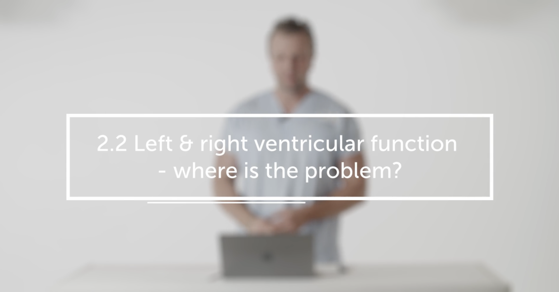 Left & right ventricular function - where is the problem?