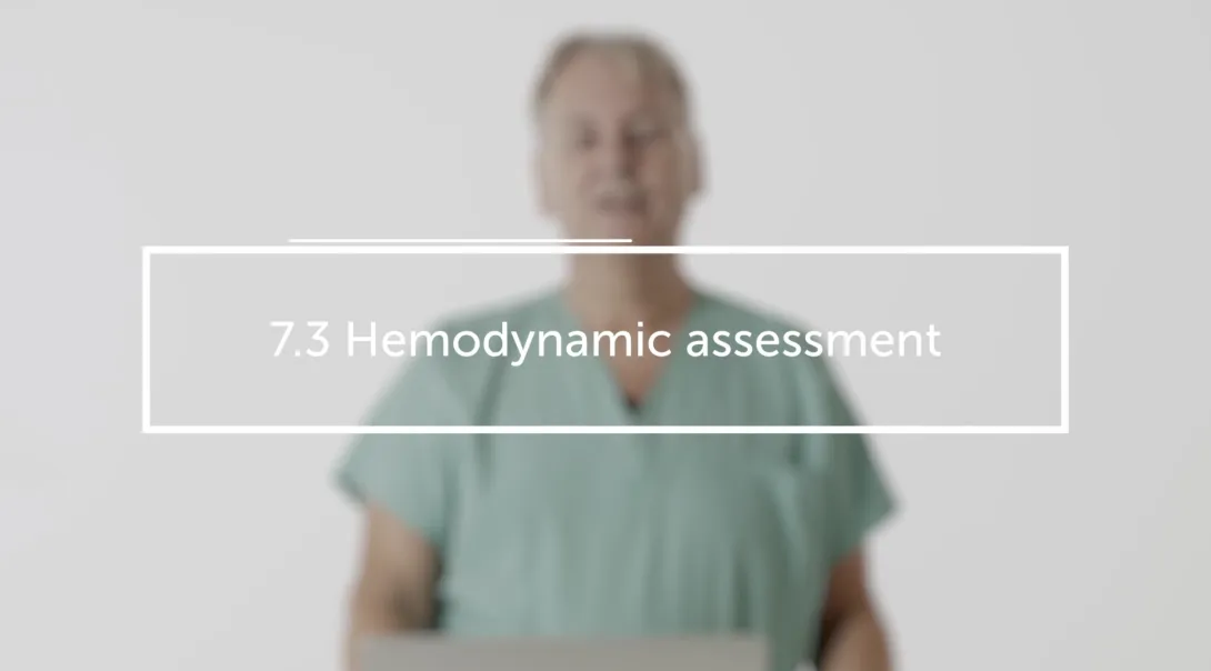 Hemodynamic assessment