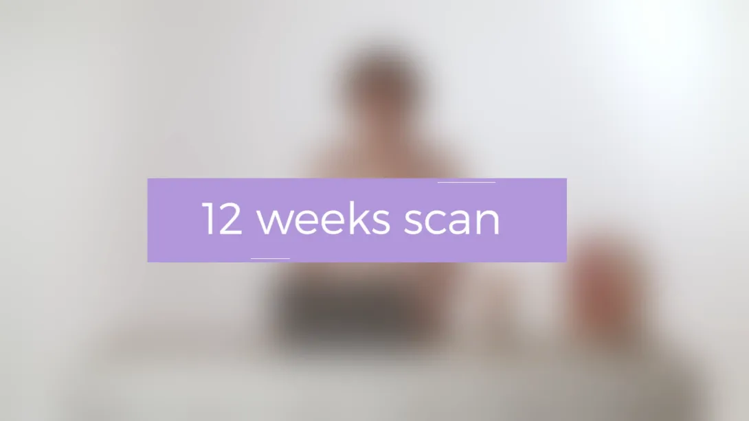 12 weeks scan