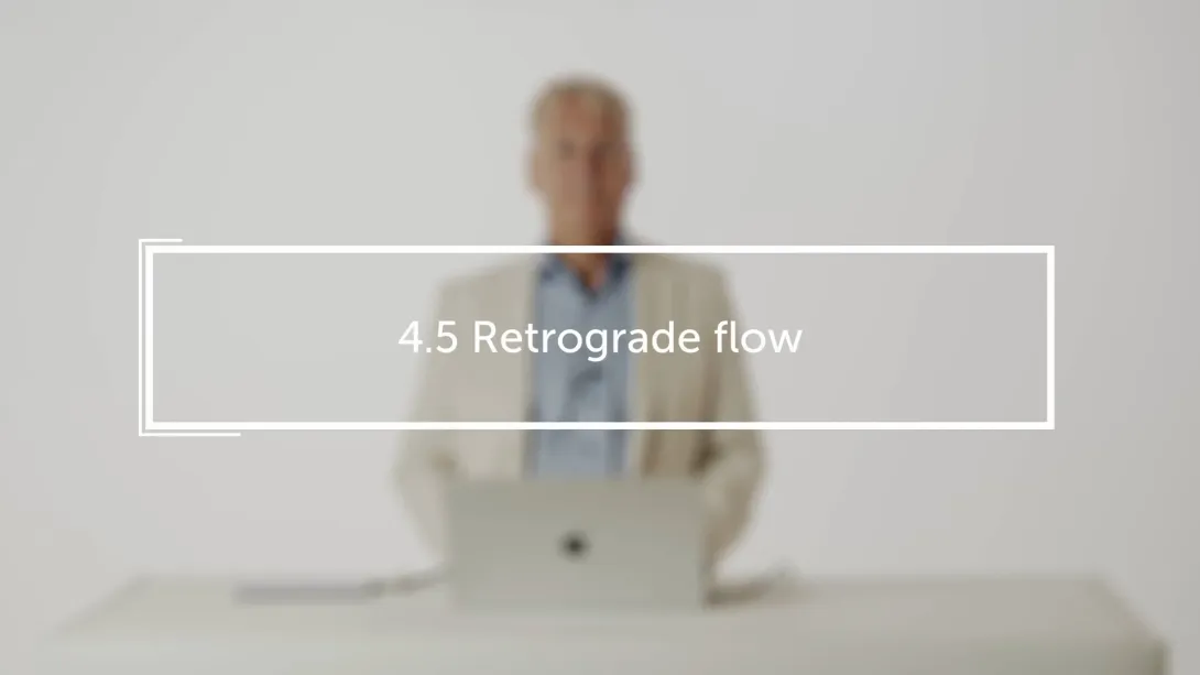 Retrograde flow