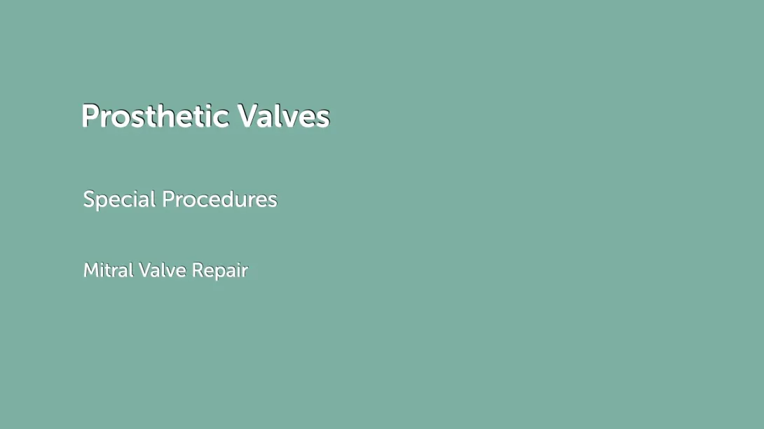 Mitral Valve Repair