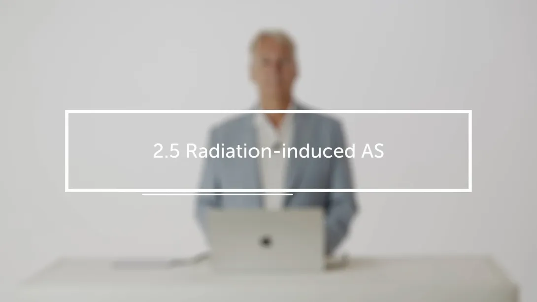 Radiation-induced AS