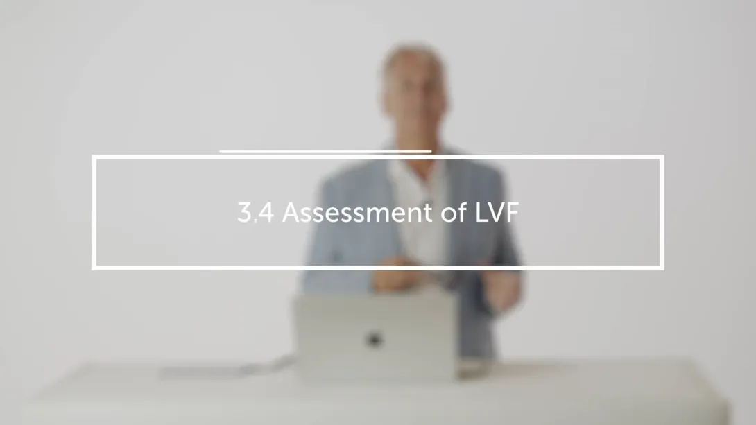 Assessment of LVF in AS
