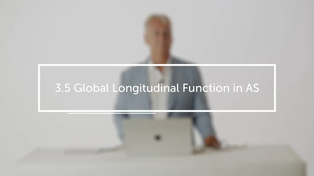 Global Longitudinal Function in AS