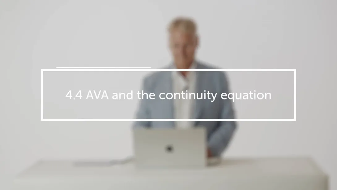AVA and the continuity equation