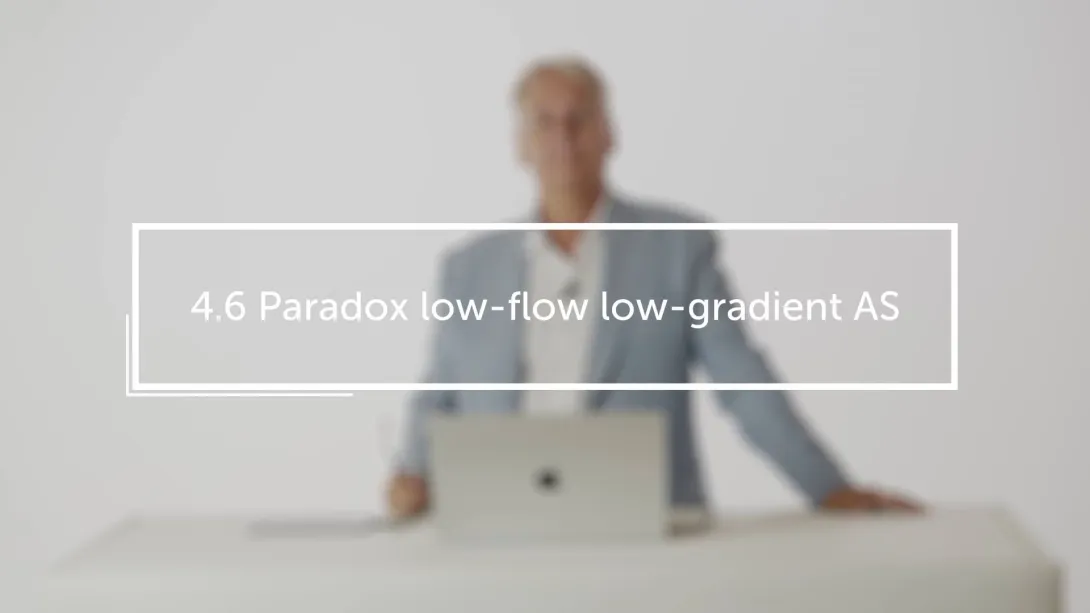 Paradoxical low-flow low-gradient AS