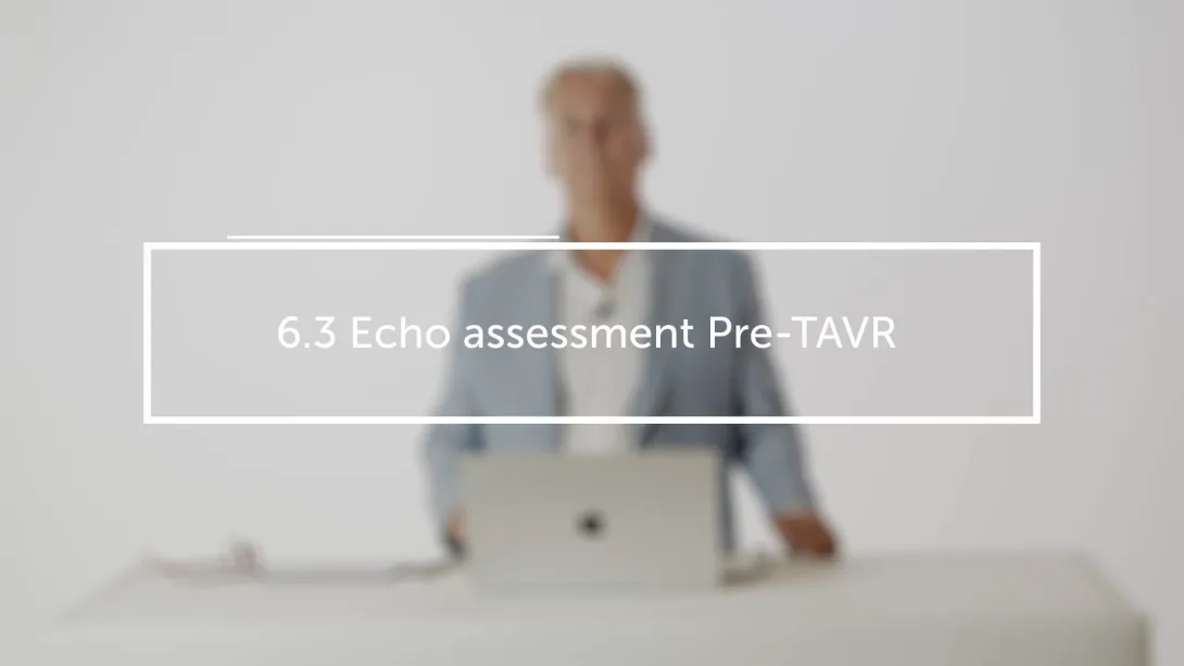 Echo assessment Pre-TAVR 