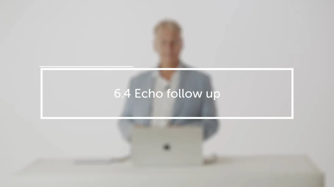 Echo follow up