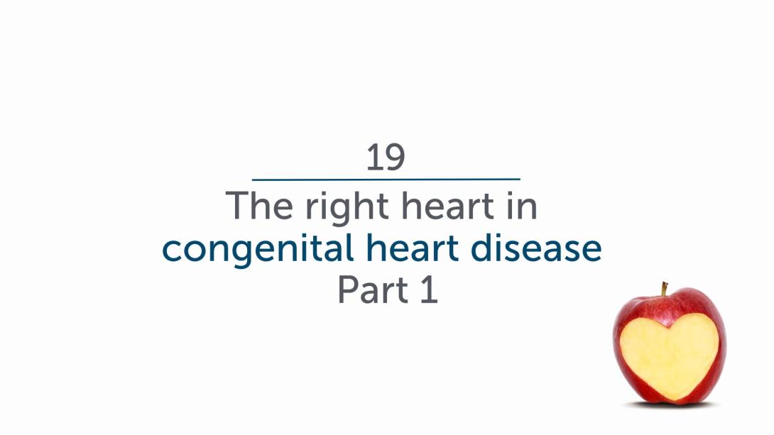 Right Heart in Congenital Heart Disease - Part 1