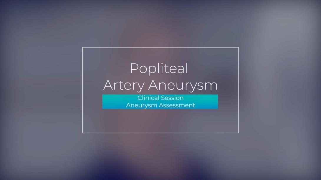 Clinical Session: Aneurysm Assessment