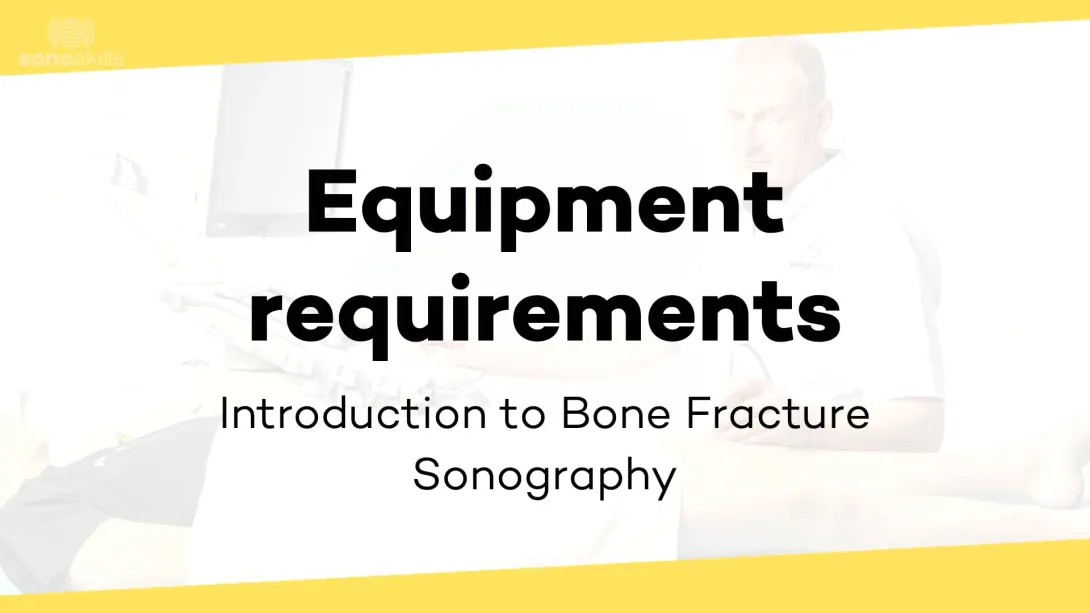 Equipment requirements