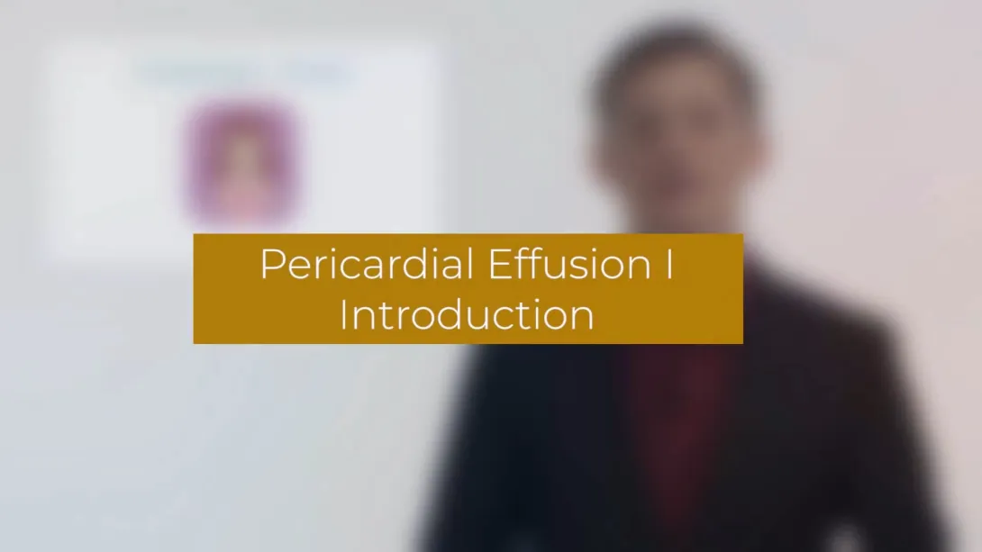 Pericardial Effusion I