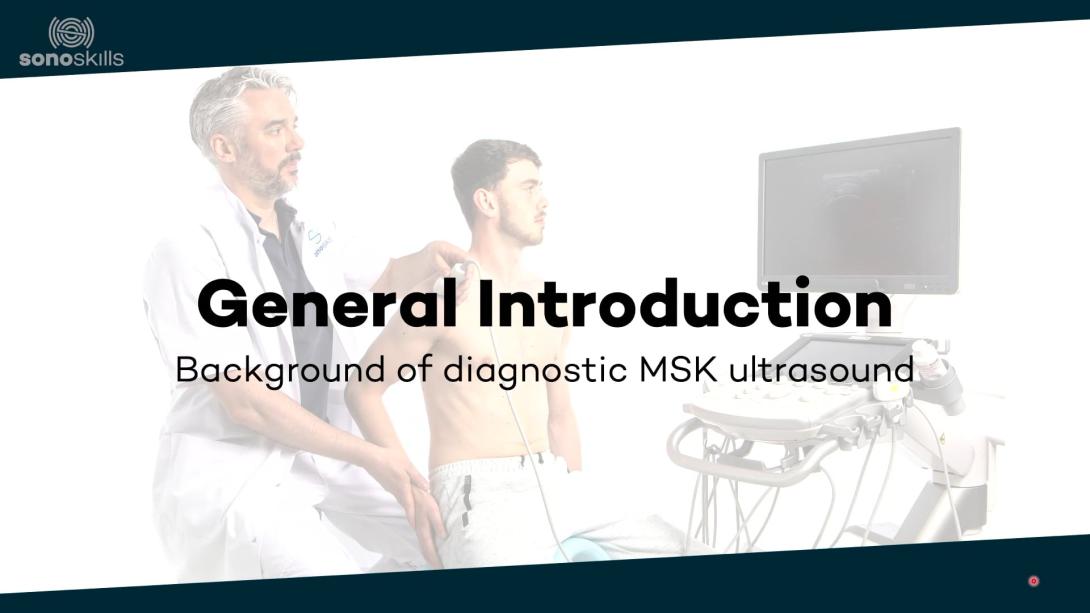 Background of diagnostic MSK ultrasound