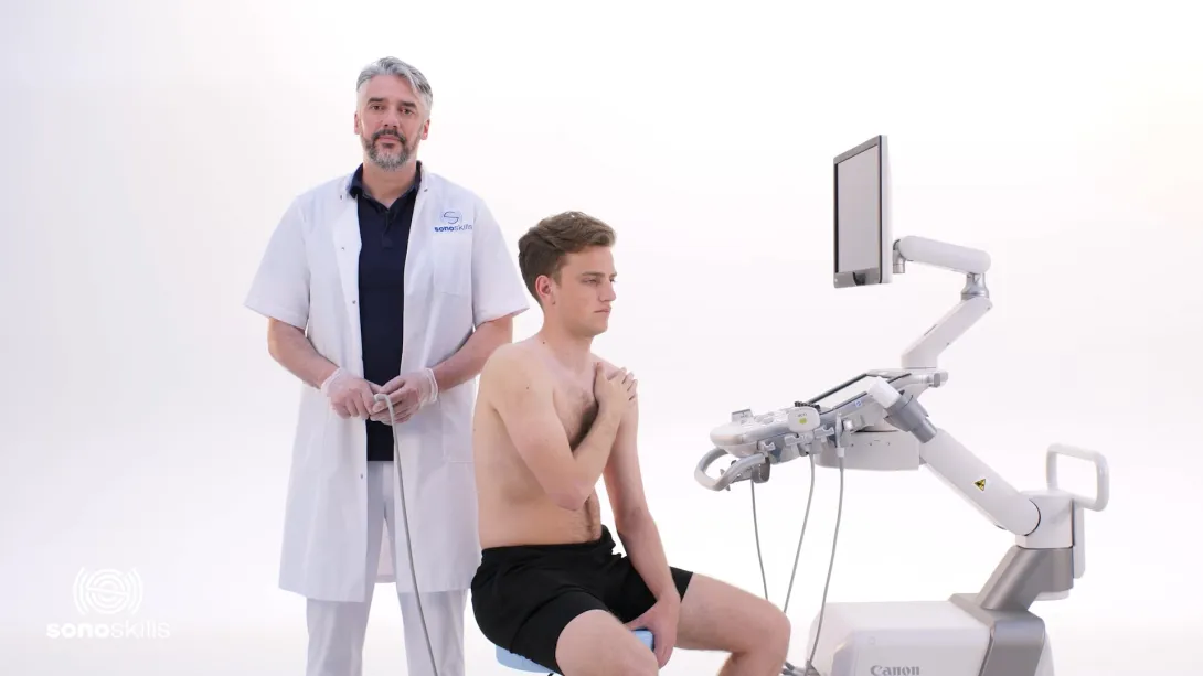 Infraspinatus muscle - hands on SAX + LAX